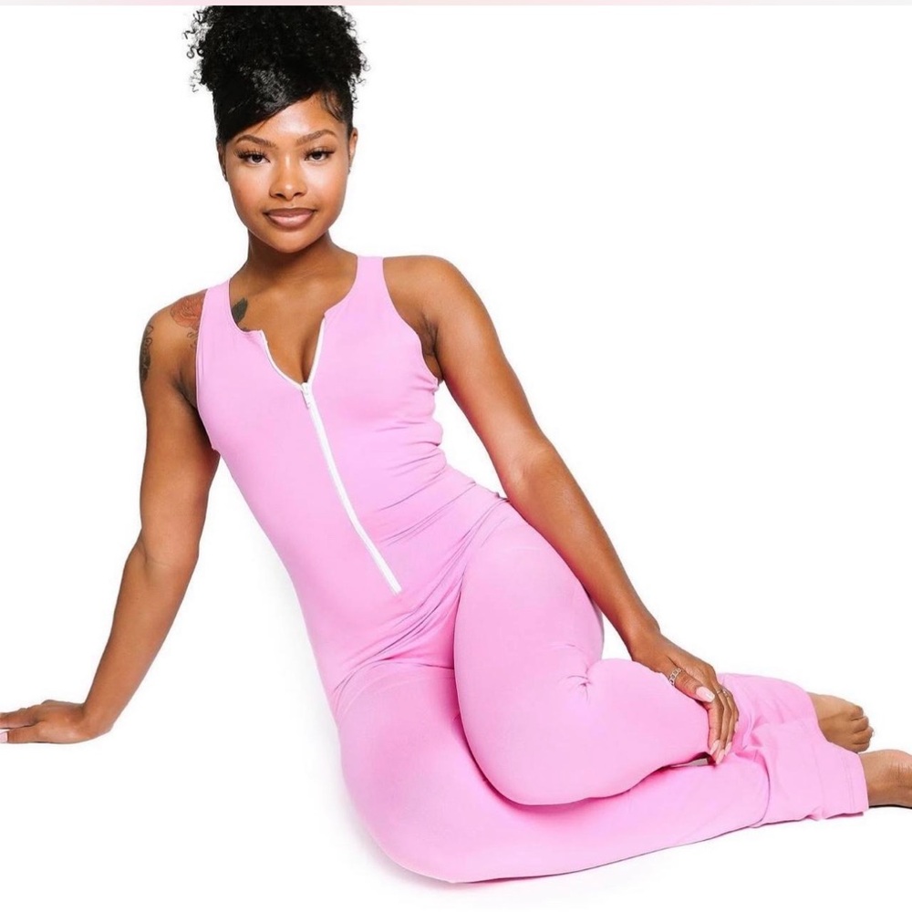 STRIPT pink bodysuit